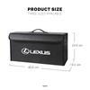 Auto Kofferraum Organizer Box Leder Faltbare Aufbewahrungstasche Für Lexus GS IS LS500h ES260 ES300h RX350h NX260 UX260 LM LC RZ450e TX RC CT