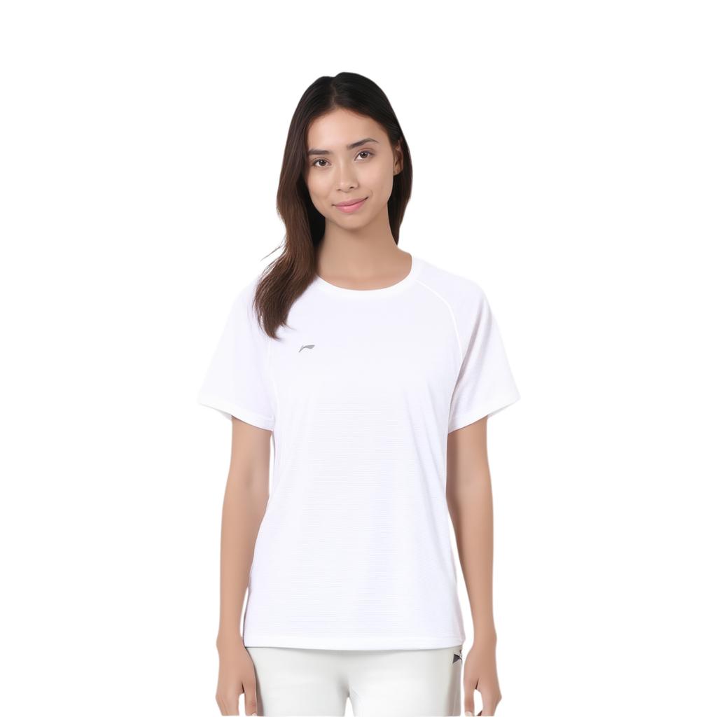 Li Ning T Shirt Women's Standard White ATSV436-6