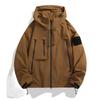 Outdoor Jacket Men Windproof Waterproof Mountain System Rushing Jacket Workwear Hooded Jacket Couple Fishing Mountaineering Clothing