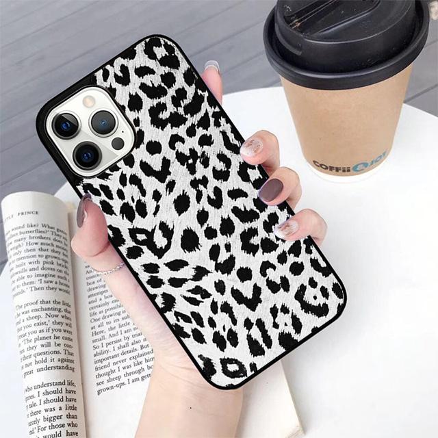 Leopard Print Phone Case For Apple iPhone 17 Air Pro Max Plus Coque For iPhone 17 Air 14 15 16 13 12 Max Cover