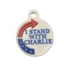 Backpack Charm I Stand with Charlie Backpack Tag Lightweight Backpack Accessory School Bag Charm