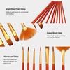 10pcs Paint Brushes Set Kit Artist Paintbrush Multiple Mediums Brushes with Nylon Hair for Artist
