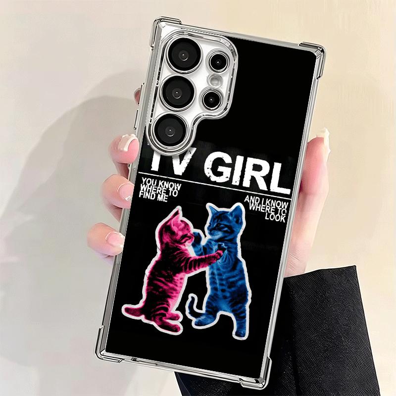 TV Girl Album Soft Phone Case For Samsung Galaxy S26 Ultra S25 Edge S24 FE S23 Plus S22 S21 + S20 Plating Anti-Fall Fundas
