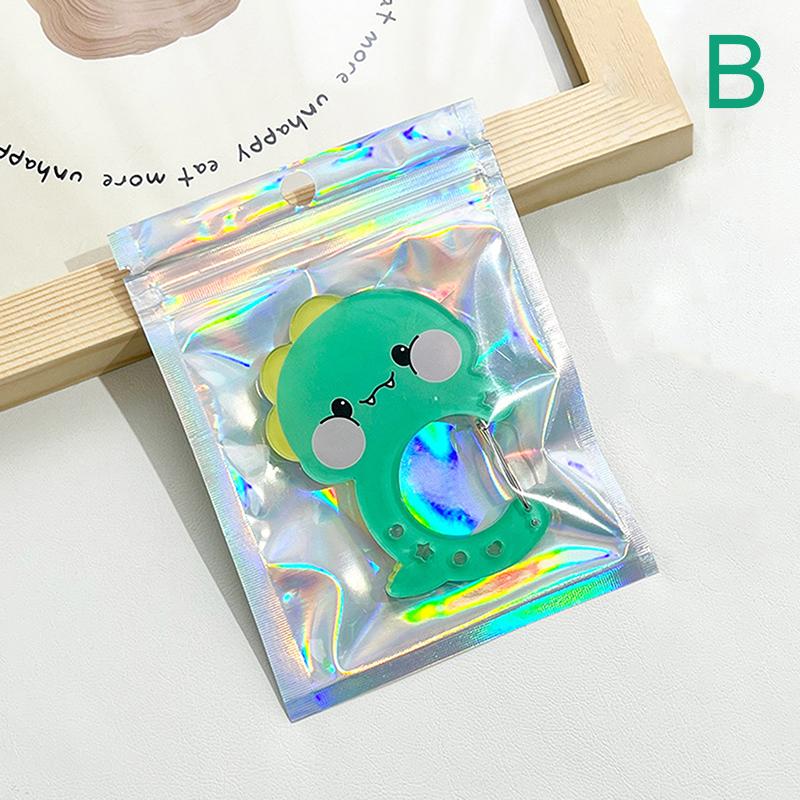 

Cute Dinosaur Carabiner Diy Dinosaur Keychain Bag Charm Acrylic Decoration Backpack Pendant Handbook Decoration Gifts