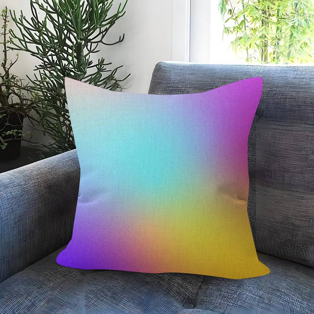 Gradient Halo Vintage   Cushion Cover Car Throw Pillow Case For Sofa Car Christmas Gift 40x40cm 45x45cm