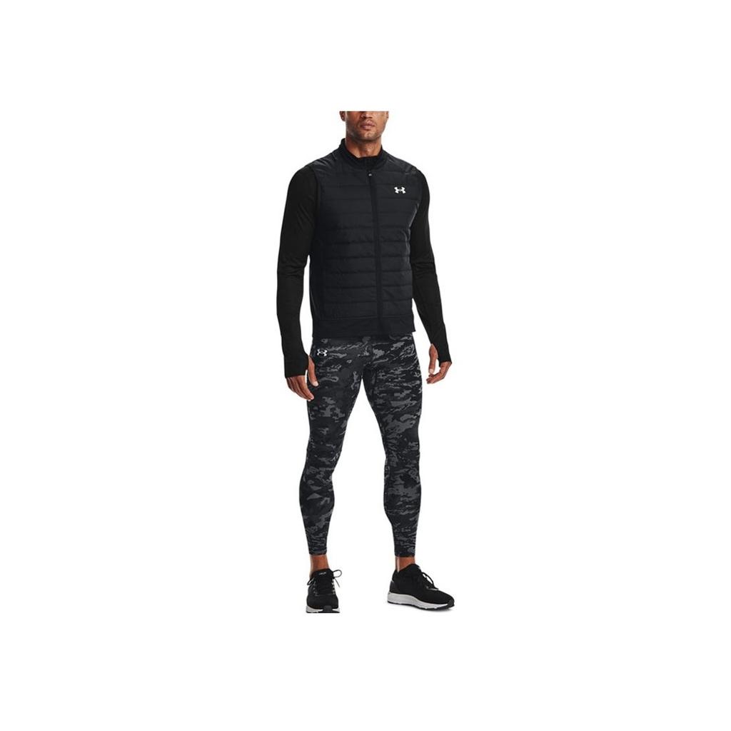 Under Armour Insulate Running Sports Solid Color Down Vest Men Vests Black 1364790-001