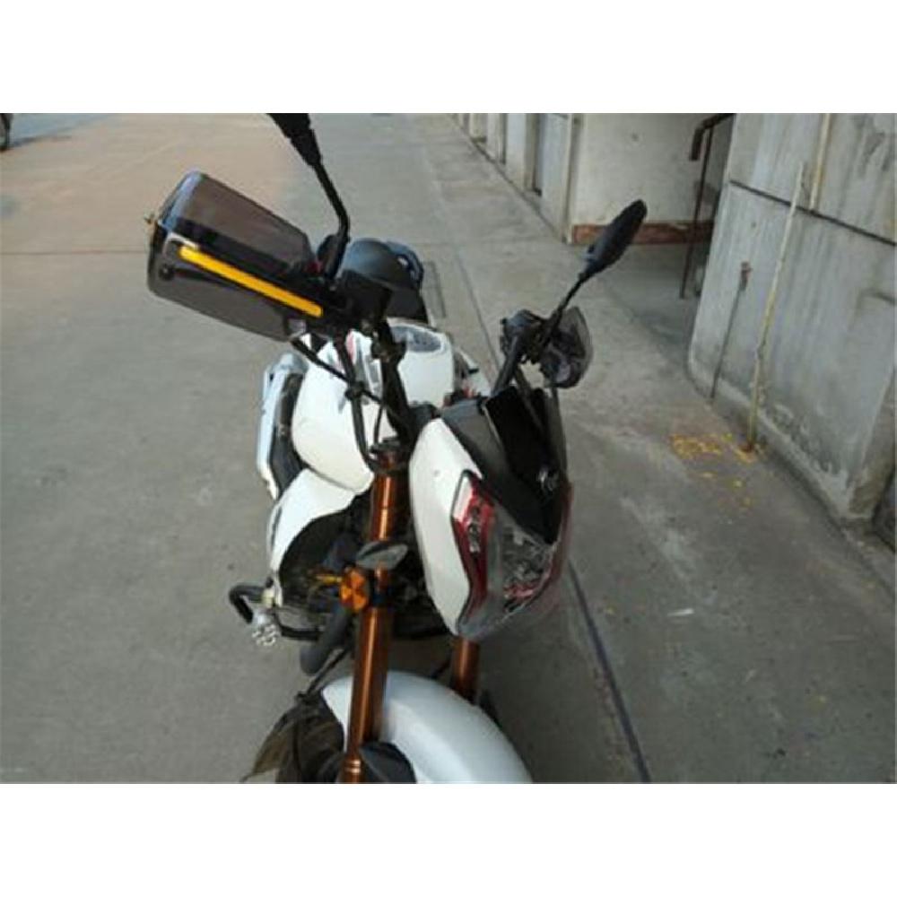 7/8" Концевики руля мотоцикла Дымчатый Щетка Рукоятка Защита Рук Для Honda