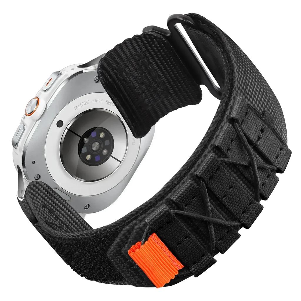 Nylonový řemínek bez mezer pro Samsung Galaxy Watch 7 Ultra 47mm Quick Fit Band Sportovní náramek pro Galaxy Watch Ultra 47mm náramek