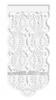 DIANA SCREEN panel openwork curtain modern decoration for bedroom living room black