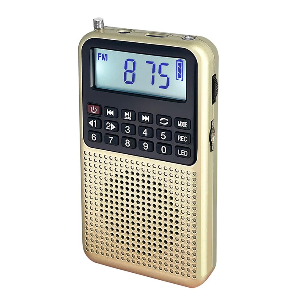 

Bluetooth FM-радио со слотом для TF-карты Диктофон Фонарик Светодиодный светильник Разъем для наушников Перезаряжаемая батарея CHINA чёрный