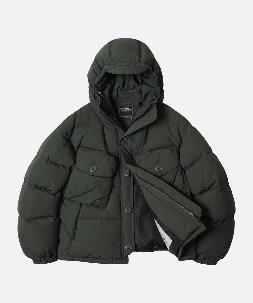 Frizmworks Smock Puffer Down Parka _ Dark Green