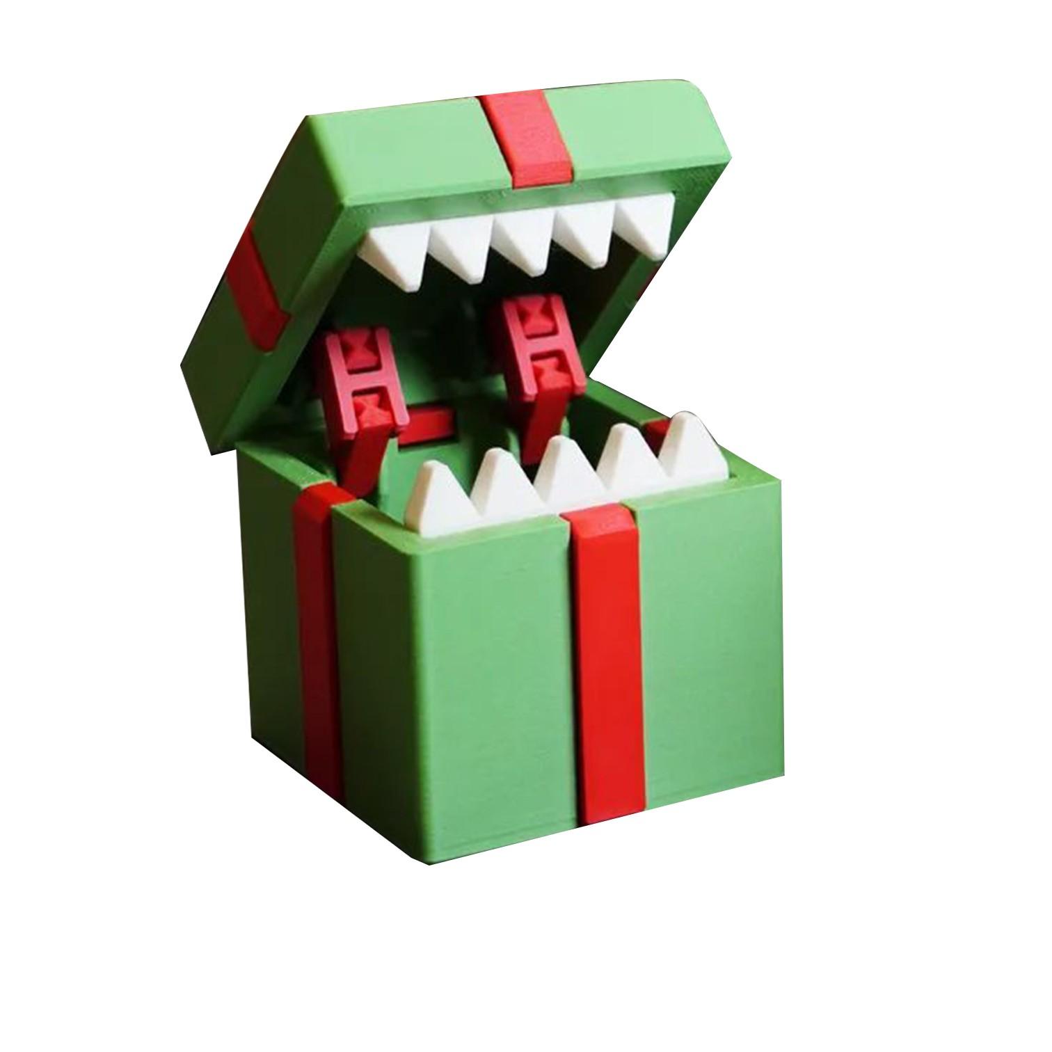 3D Printed Cute Anthropomorphic Surprise Gift Box One Size