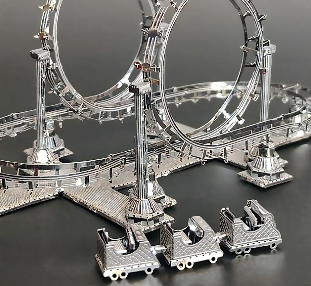 TOKIX 3D Craft Kit: Roller Coaster (with tools)