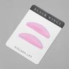 BLACKWINGS 1 Pair Eyelash Perm Silicone Pads, Curling Pads for Lash Lift, with Size Guide Chart, Hypoallergenic Reusable Accessories