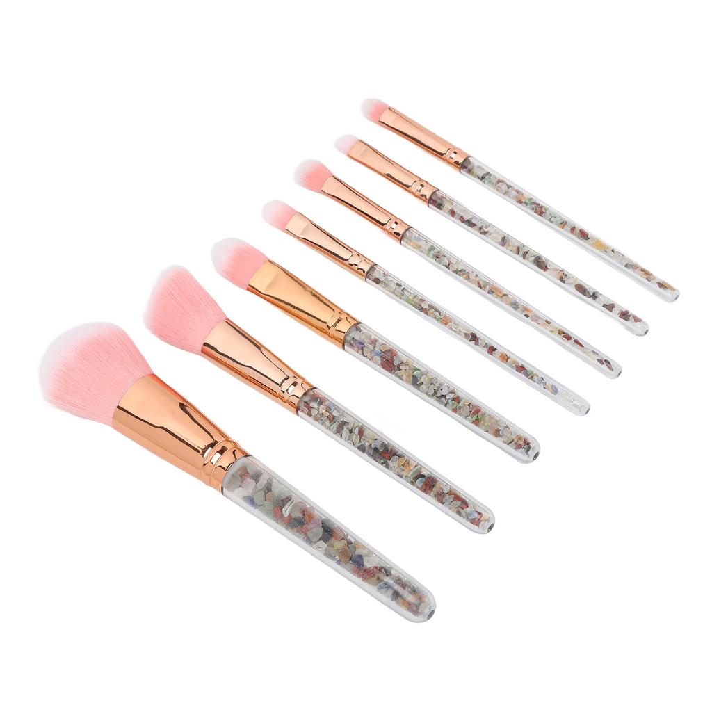 7-teiliges Make-up Pinselset Foundation Puder Concealer Lidschatten Weicher Pinsel Stilvoller Griff Kosmetik