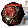 Skull Design Automatic Folding Umbrella Compact Lightweight For Outdoor Adventures T52