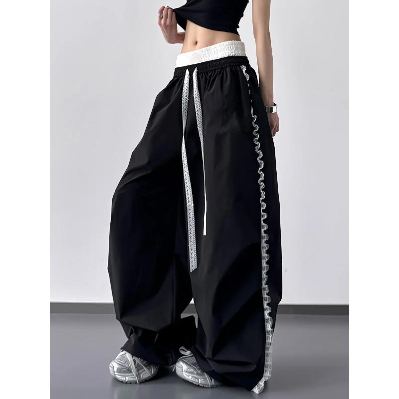 Damenmode Damen Lange Hosen Locker geschnitten Freizeit Streetwear Hosen Kleidung Herrenhosen