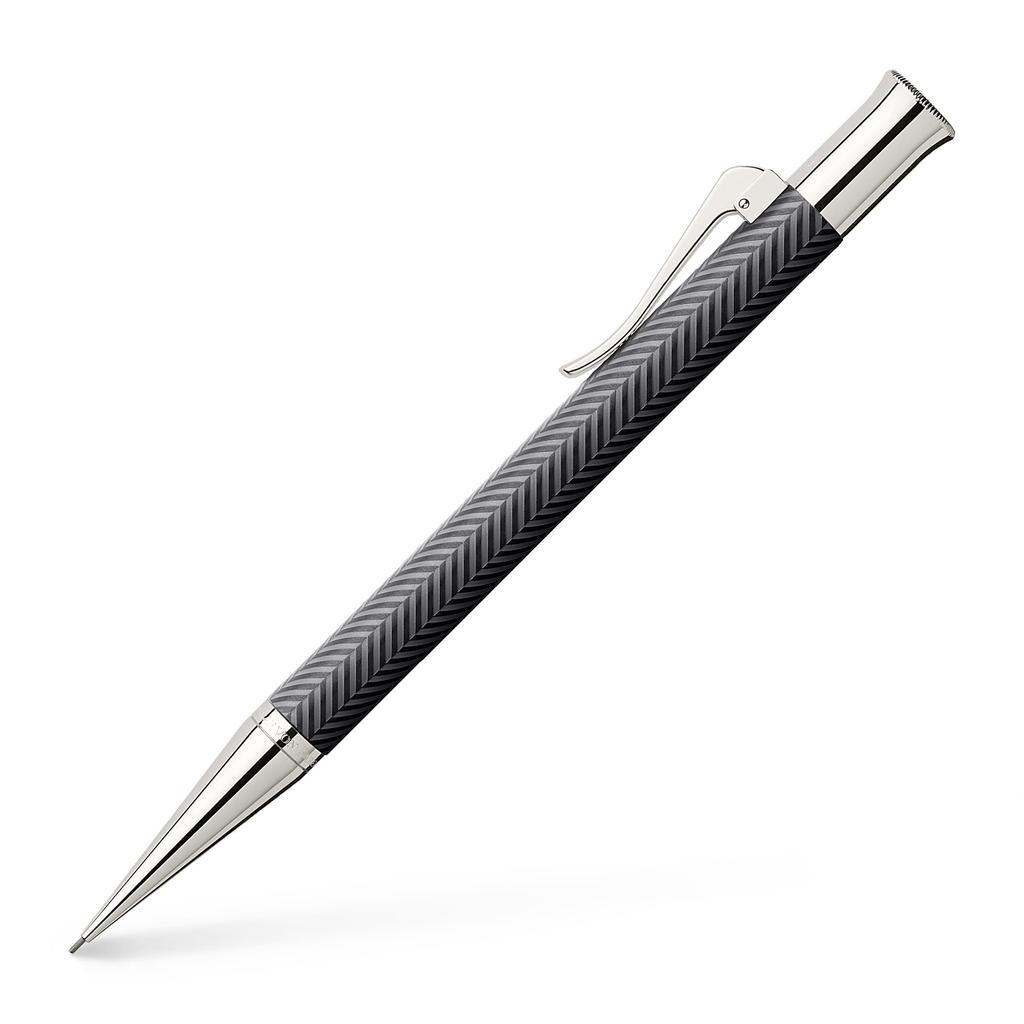 Guilloche Sisley Anthracite Mechanical Pencil 136730 Faber-Castell 0.7mm (Official Import)