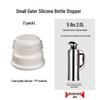 Insulated Thermos Lid with Silicone Cork and Wooden Top for Hot Water Bottles