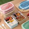 1pc Bento Box Adult Lunch Box, Containers For Adults Men Women With 3 Compartments, Lunchable Food Container Back To School