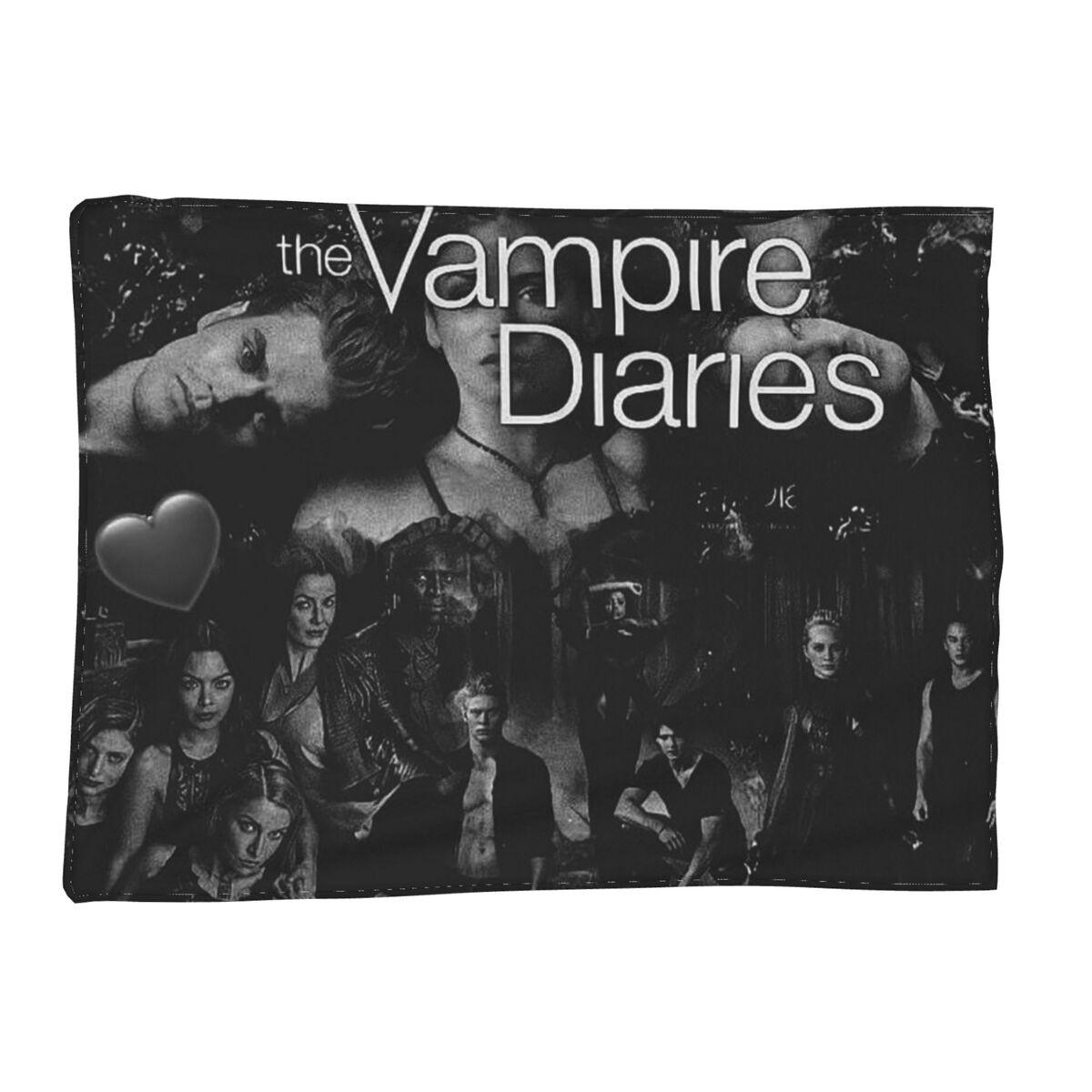 Exquisite Fashion Items Unisex The Vampire Diaries Damon Salvatore Blanket Soft Warm Flannel Throw Blanket Plush For Bed Living Room Picnic Travel Home Sofa