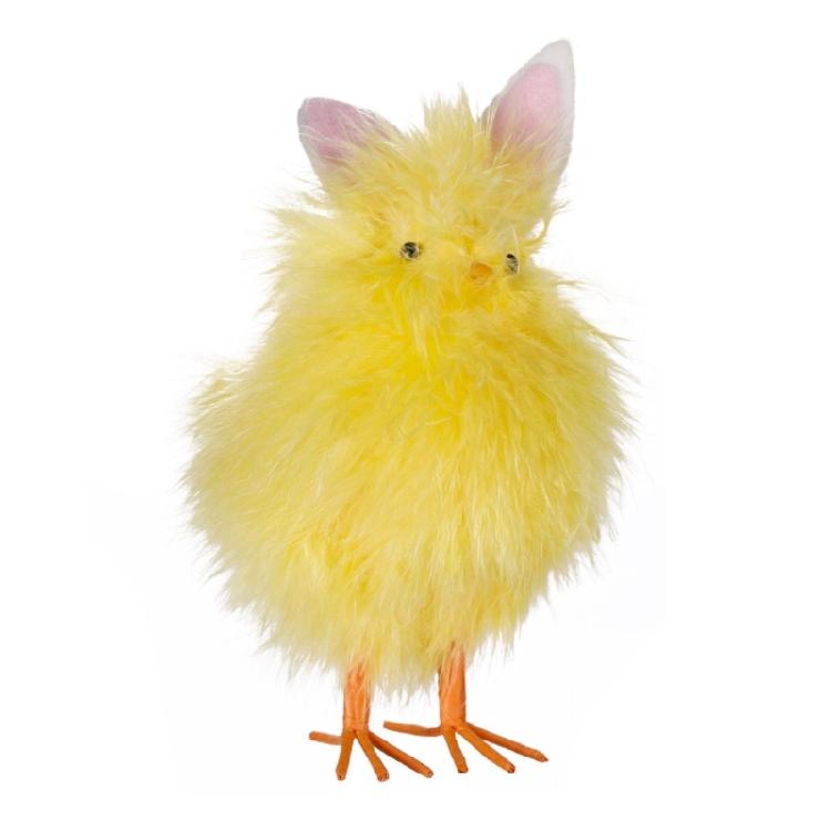 Easter Chicken Decorations Little Yellow Chicken Ornament for Table Decorations 1