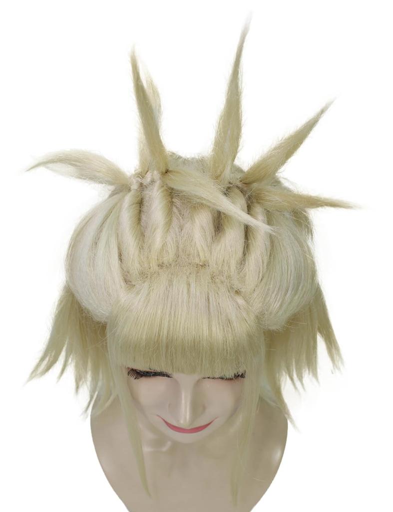 Wigs2you Women's H-5730 American Rapper Queen 90s Blonde Curly Updo Wig, Perfect for Halloween, Flame Retardant Synthetic Fiber