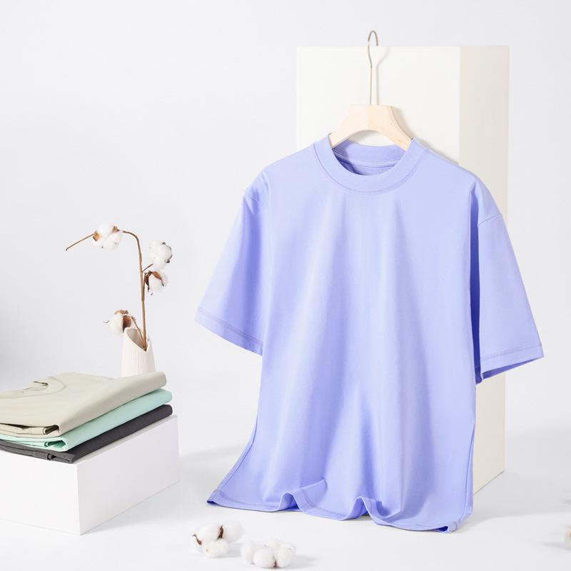 2024 New Summer Ice Cotton Loose Short Sleeve T-Shirt for Women—Japanese Korean Casual Dopamine Trend Couple Top