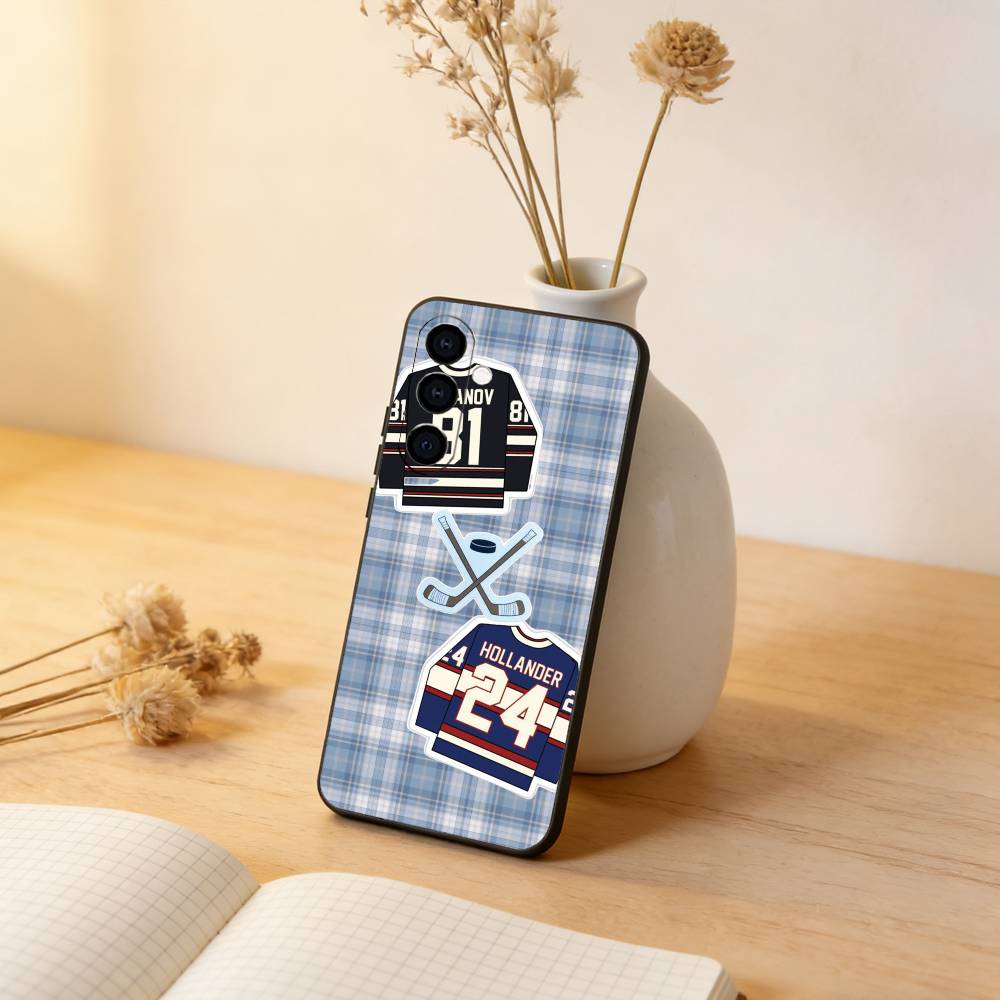 

Ice hockey H-Heated R-Rivalry Phone Case Black Silicone Soft For Samsung Galaxy A73,A72,A71,A70,A53,A52,A51 Samsung a71 4g