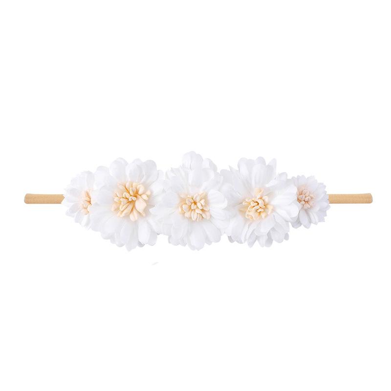 Infant Baby Girls Headbands Flower Children's Hair Bands Elastic Newborn Toddler Headband Hairband Kid Hair Accessories Headwear