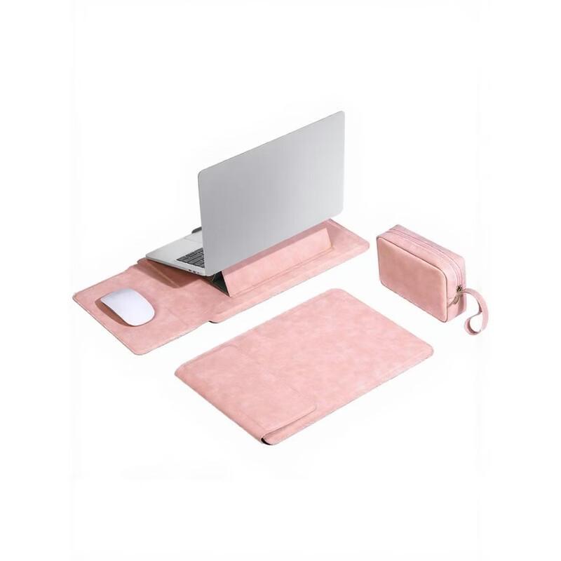 Jichuan Multifunction Laptop Sleeve with Stand and Power Pouch