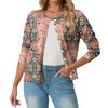 Women's Fashionable, Casual, Comfortable Floral Cardigan Jacket