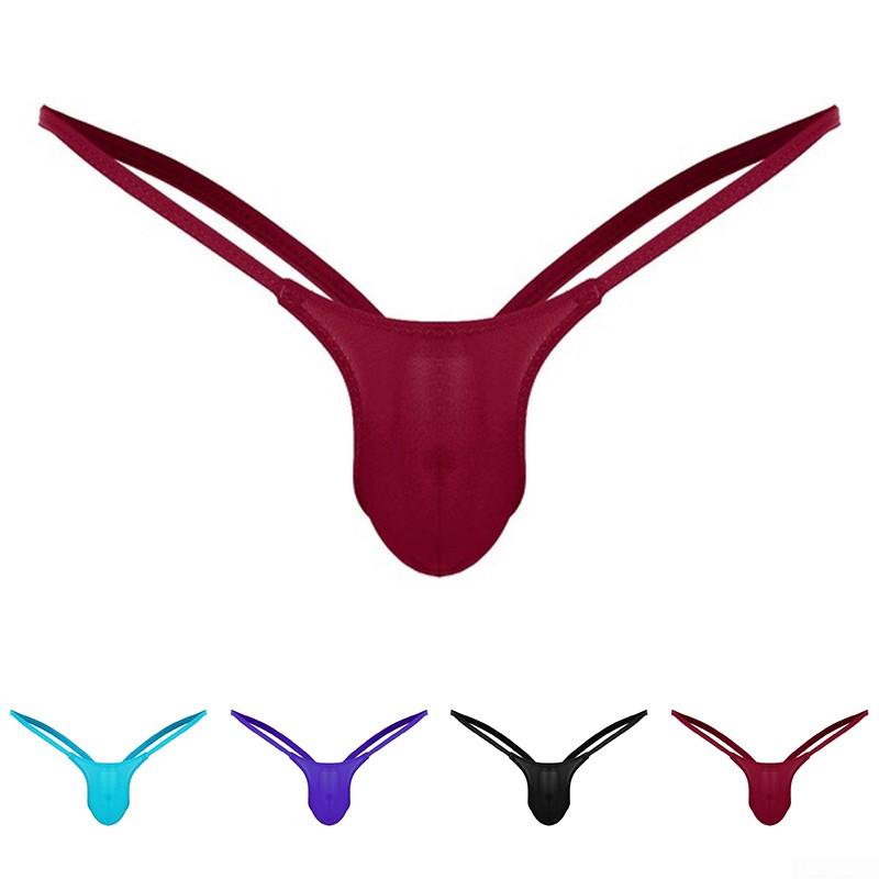 T-back Underwear Briefs Tanga Knickers Panties Low rise Solid Breathable