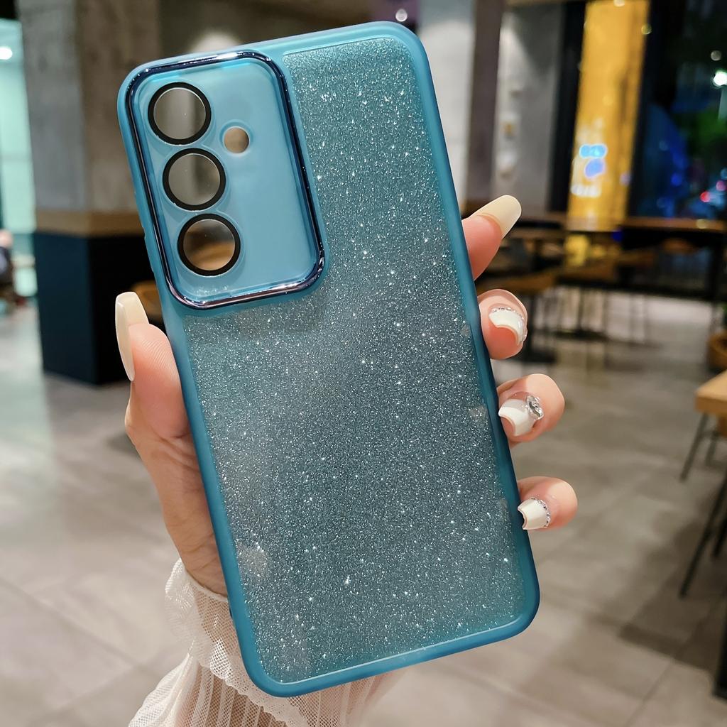 Applicable To Samsung S25ultra Simple Soft Case S23 Mobile Phone Case S22 Charm Eye S21 Glitter All-inclusive S20 Protective Case