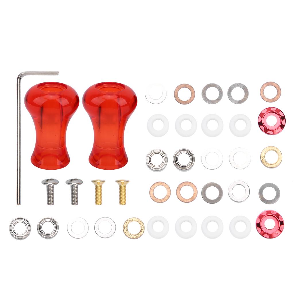 1Pair AMO Lure Fishing Reel Refit Handle Knob 27.5mm for Lowprofile Reel Spinning Reel