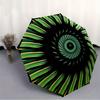 1pc Abstract Pattern Automatic Folding Umbrella, Portable & Foldable Design with 8 Ribs, Casual Outdoor Accessory yy250805053