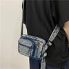 Denim Bag Women's Sports Shoulder Crossbody Bag Men's Mini Mobile Phone Bag