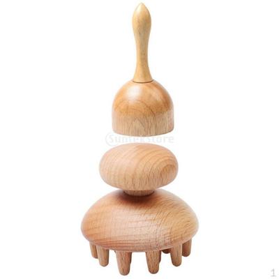 2x Wood Massage Tools Wooden Body Massager Manual Tool Muscle Release