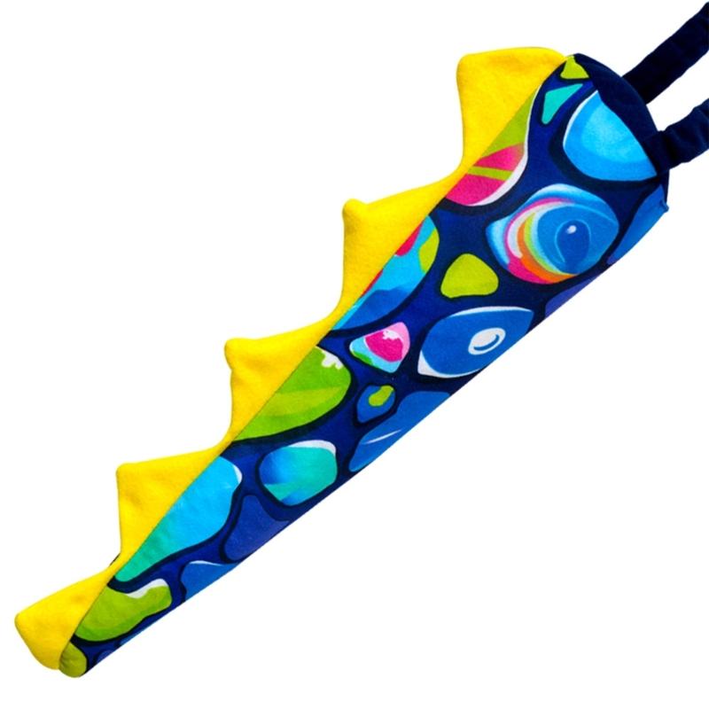 

Kid Dinosaur Tail Halloween Tail Costume Dinosaur Dress up Costume Accessories for Boy Girl Children Birthday Halloween синій