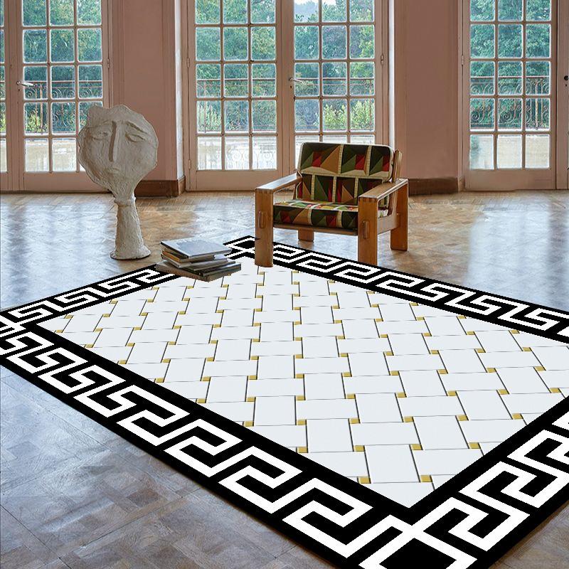 Luksusowy, nowoczesny styl, dywany do salonu, biały wystrój pokoju, duży dywanik do sypialni, antypoślizgowa, miękka, puszysta mata podłogowa na toaletkę