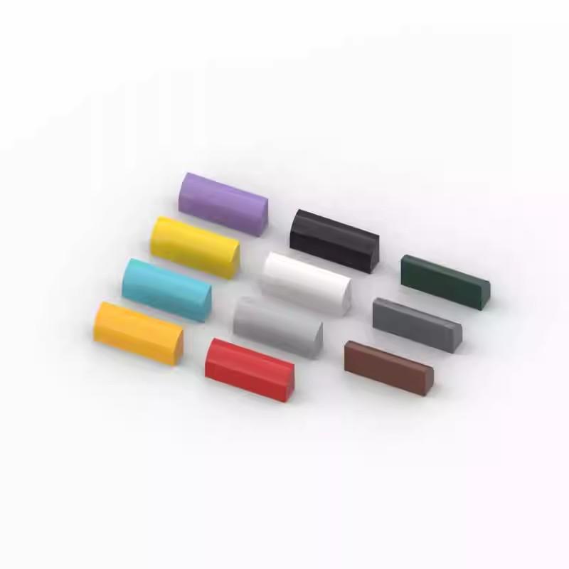 

20PCS MOC 10314 pendenza curva 1x4x1 1/3 mattoni compatibili fai da te Assmble Construction Brick particelle Kid Puzzle cervello gio