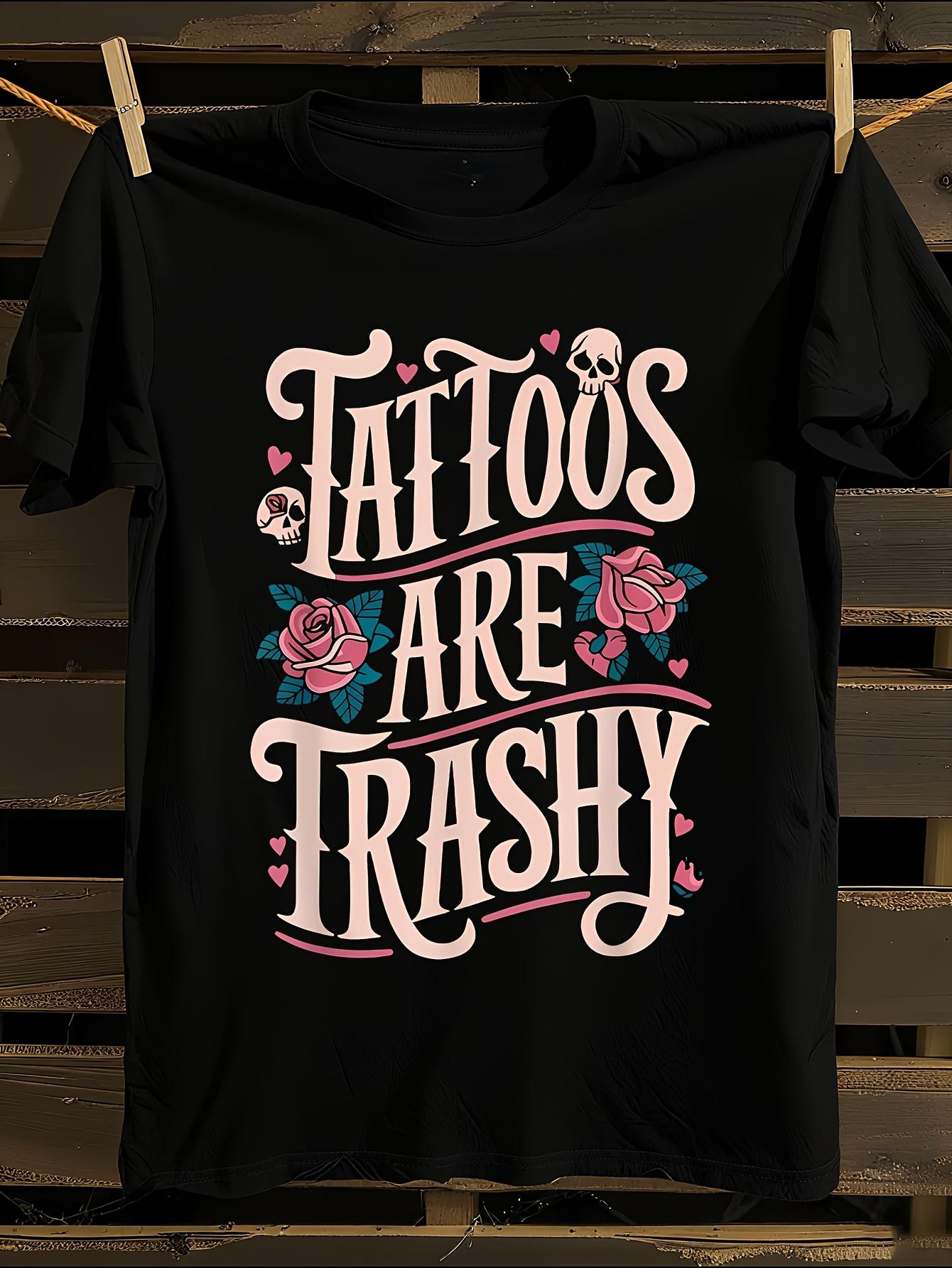 Funny Tattoo Graphic T-shirt XXXL