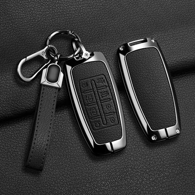 4 6 8 Buttons Car Key Case Fob Cover Keychain For Genesis For Hyundai GV80 GV90 G70 G80 G90 GV70 Zinc Alloy Auto Accessories