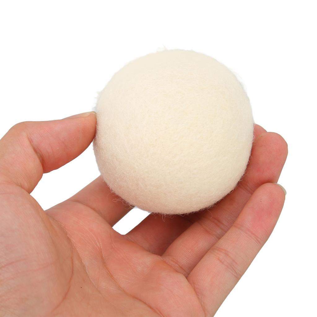 6pcs Wool Drying Balls Reduce Static Electricity Adsorb Impurities Fabric Softener Ball for Laundry