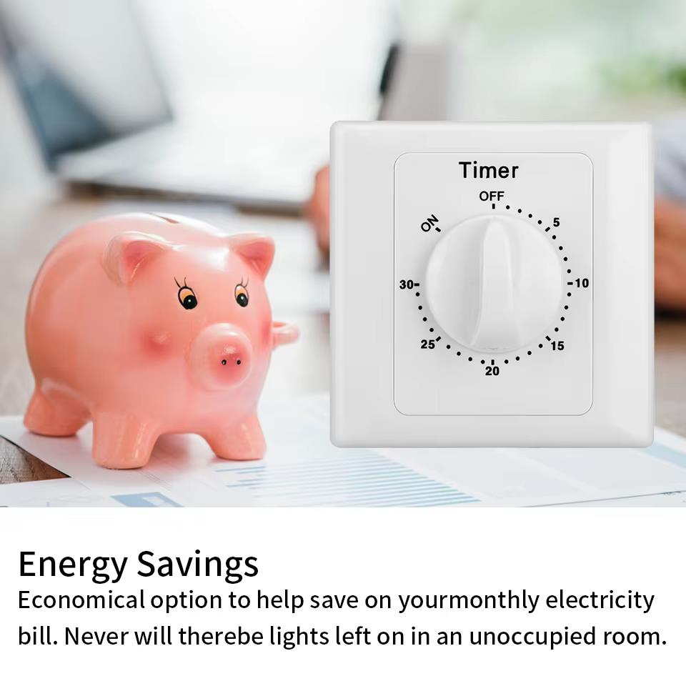 High Quality Mechanical Time Switch Electrical AC 220V Household Water Pump Countdown Timer Time Delay Switch3