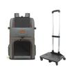 Double Layer Cat Backpack Detachable Pet Trolley Cart Breathable Large Space Cats Travel Backpack Cat Small Dog Outdoor Carrier