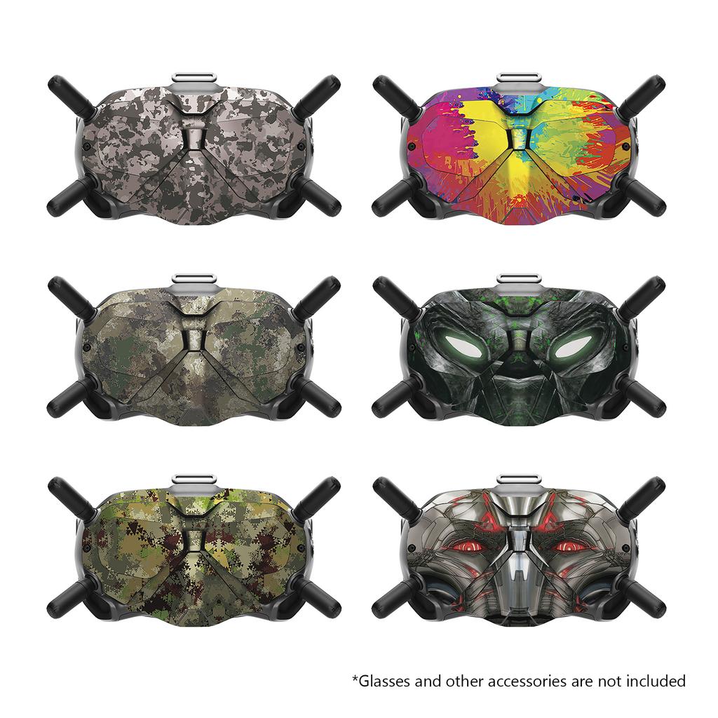 FPV Drone Kit Skin Wrap for Avata FPV Goggles V2 Drone PVC Klistremerker Dekal FPV Klistremerke Tilbehør