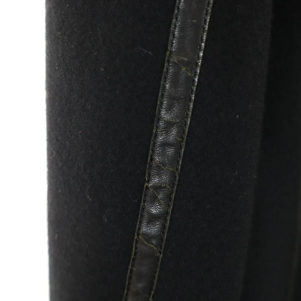 Paul Smith Light Melton Pea Coat L Black P Coat Men's Used