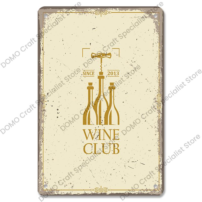 Винтажная красная винная женщина Мартини Вино Металлическая жестяная вывеска - Декор стены для бара, клуба, столовой, дома Постер 30x20cm