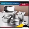 Huihuang Stainless Steel Rectangular Food Pan